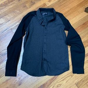 Zoo York mens black and charcoal gray flannel new size M